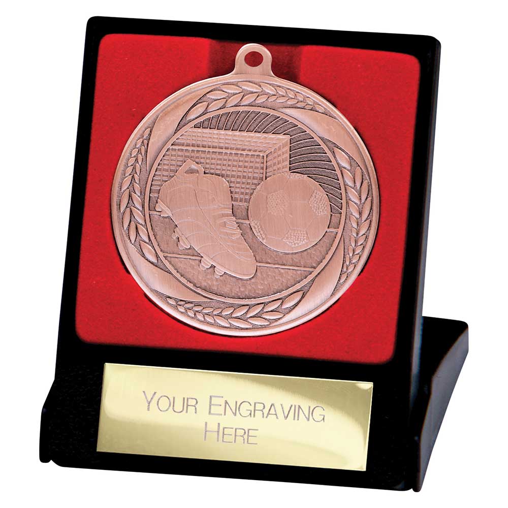 Typhoon Football Medal & Box Bronze