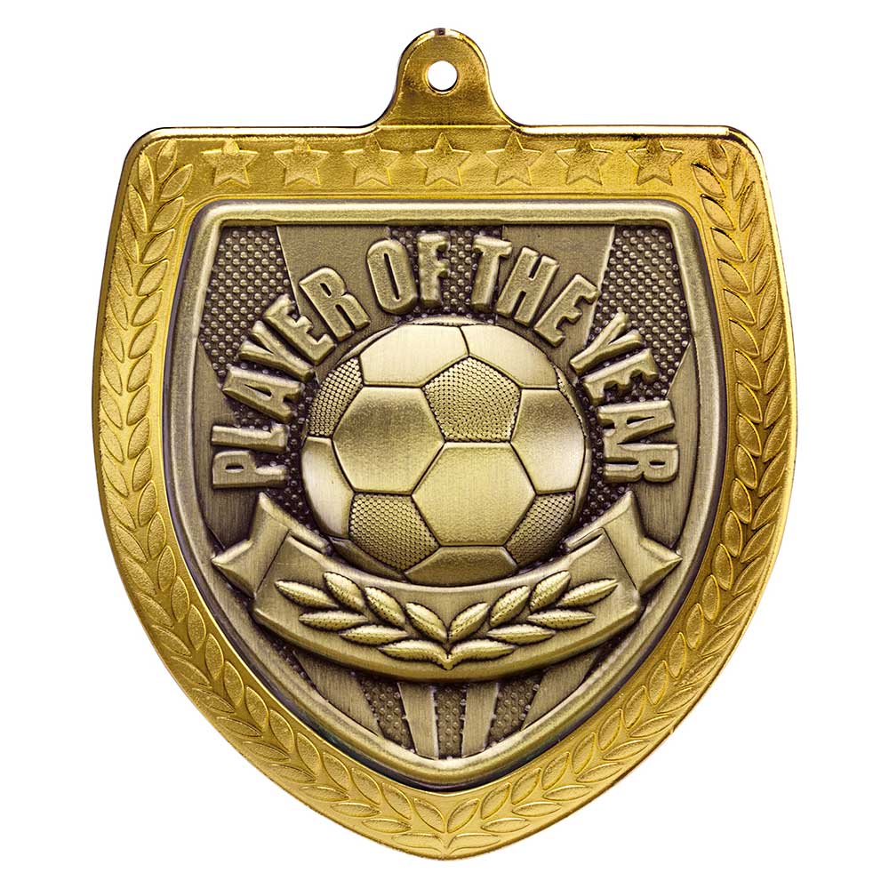 Cobra Football Player of the Year Shield Medal Gold