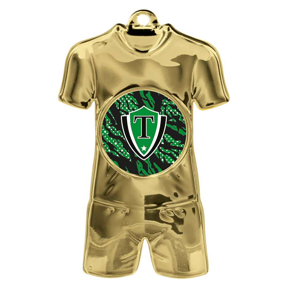 Invincible Football Shirt & Short Medal Gold