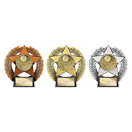 Emperor Star Netball Plaque