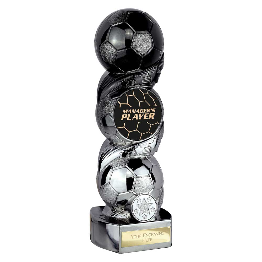 Hat-trick Strike Managers Player Carbon Black to Gunmetal