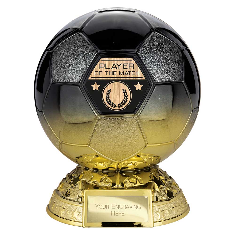 Elite Heavyweight Player of Match Award Carbon Black to Gold