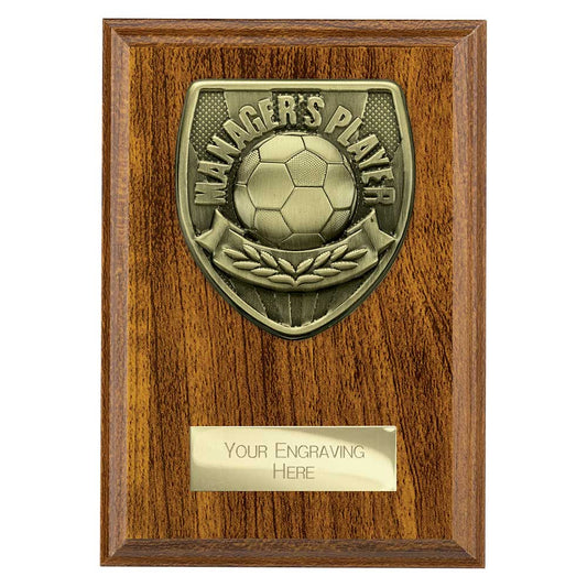 Cobra Plaque Managers Player Award Walnut