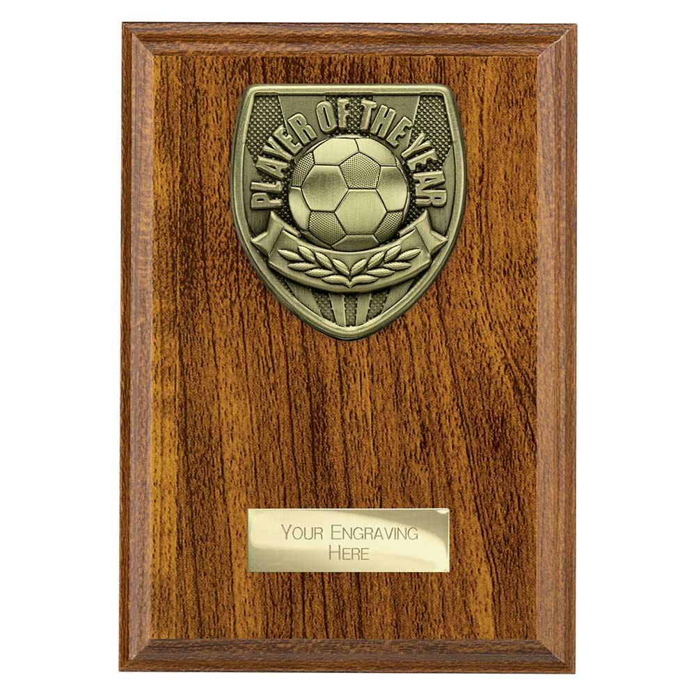 Cobra Plaque Player of Year Award Walnut