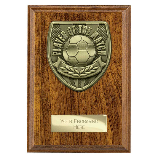 Cobra Plaque Player of Match Award Walnut