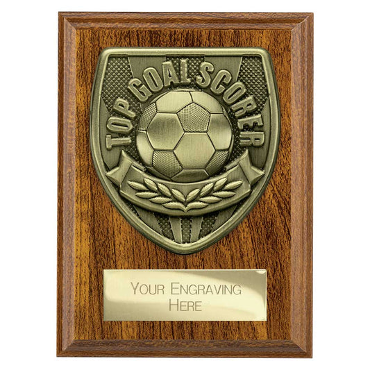 Cobra Plaque Top Scorer Award Walnut