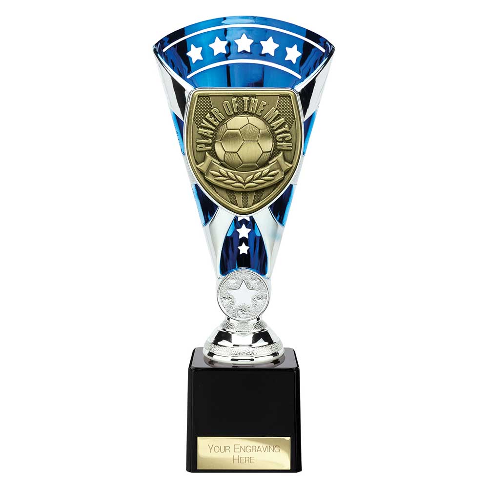 Cobra Star Cup Player of Match Silver & Blue