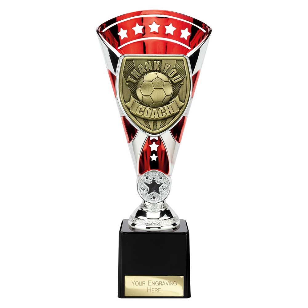 Cobra Star Cup Thank you Coach Silver & Red