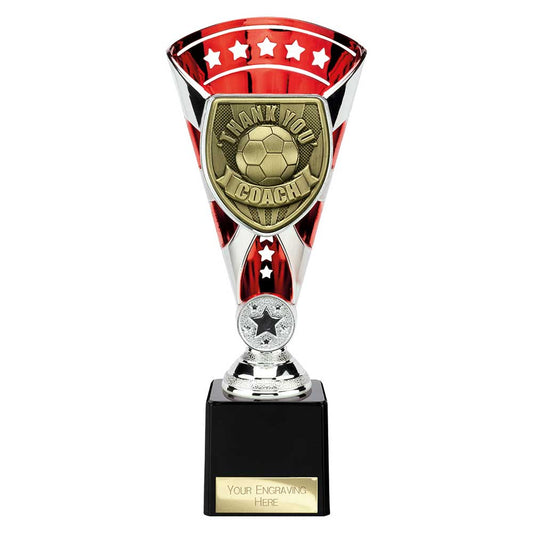 Cobra Star Cup Thank you Coach Silver & Red