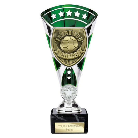 Cobra Star Cup Thank you Coach Silver & Green