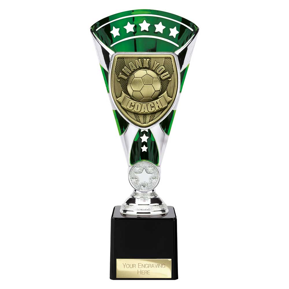 Cobra Star Cup Thank you Coach Silver & Green