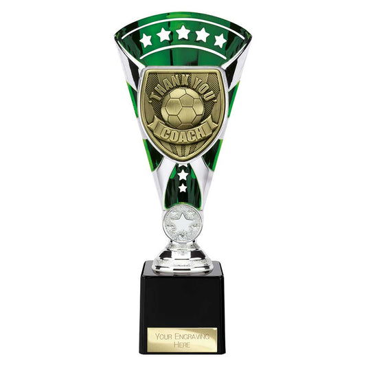 Cobra Star Cup Thank you Coach Silver & Green