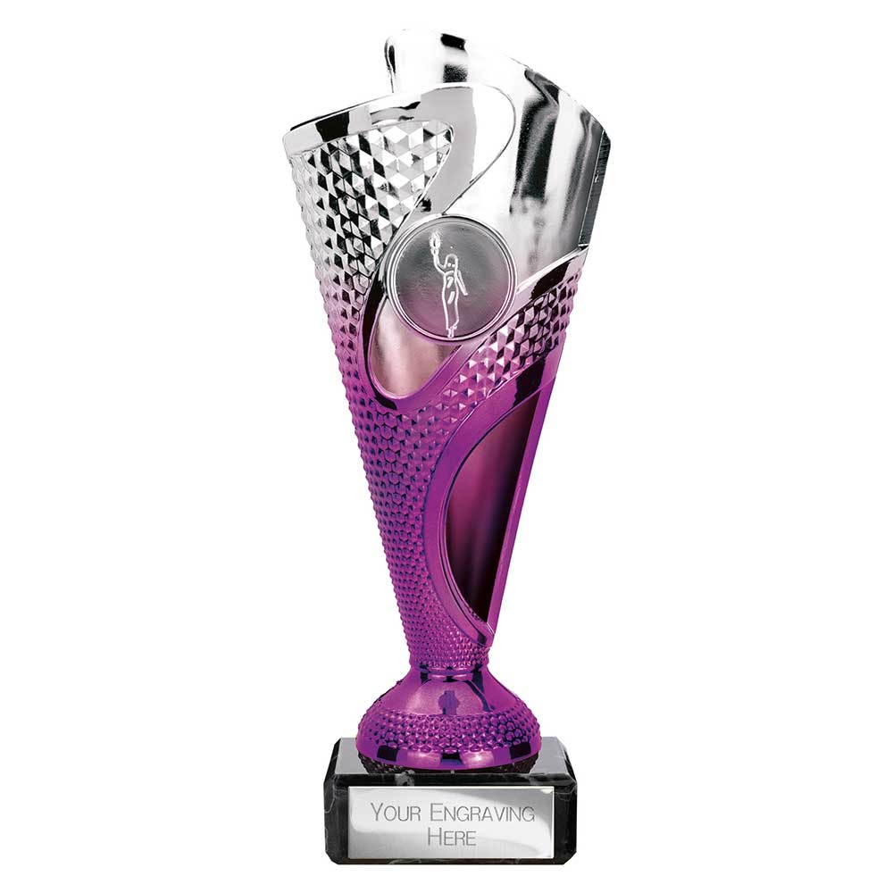 Rodeo Trophy Silver & Purple