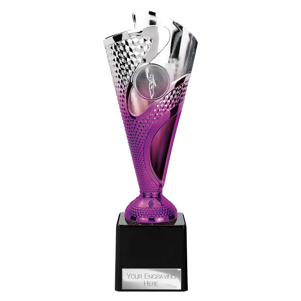 Rodeo Trophy Silver & Purple