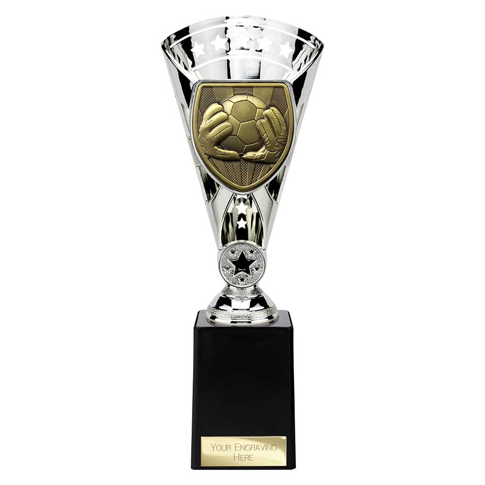 Cobra Star Cup Football Goal Keeper Silver
