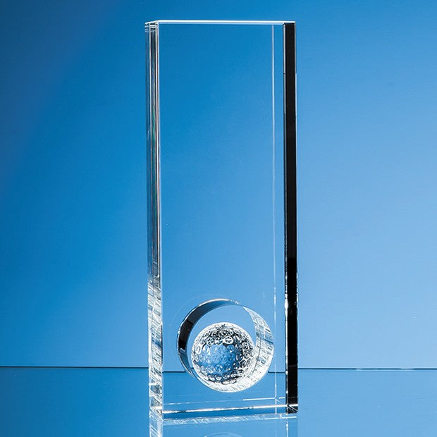 Optical Crystal Golf Ball in the Hole Award
