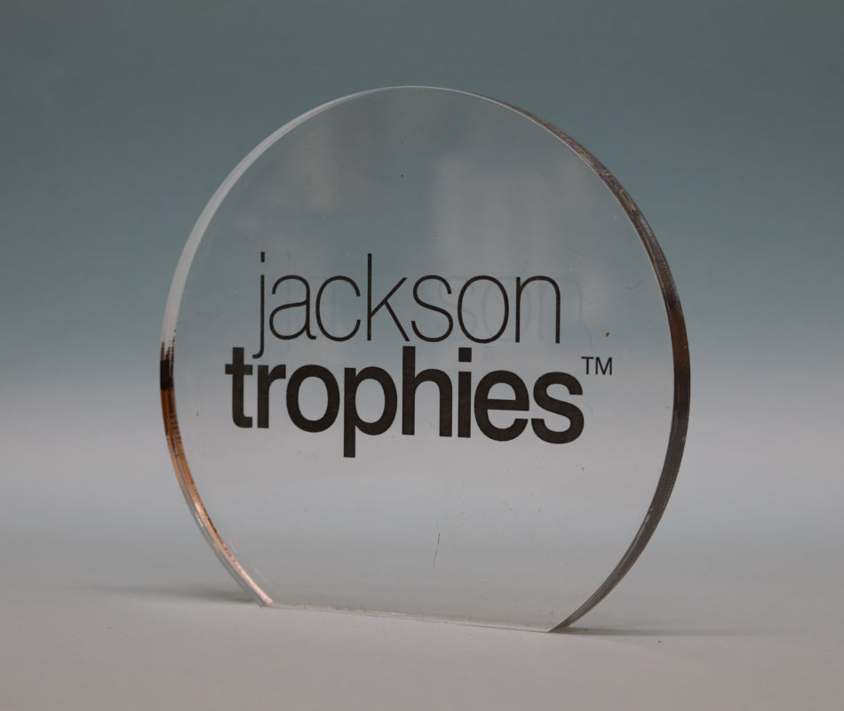 Freestanding Acrylic Circle Award - 3 Sizes