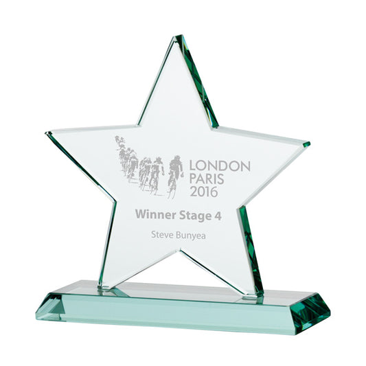 Jade Galaxy Star Crystal Award