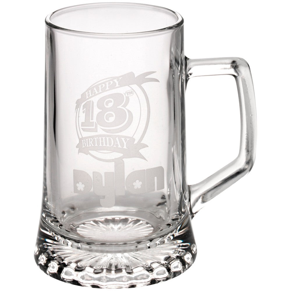 Crystal Tankard - 1-2 Pint