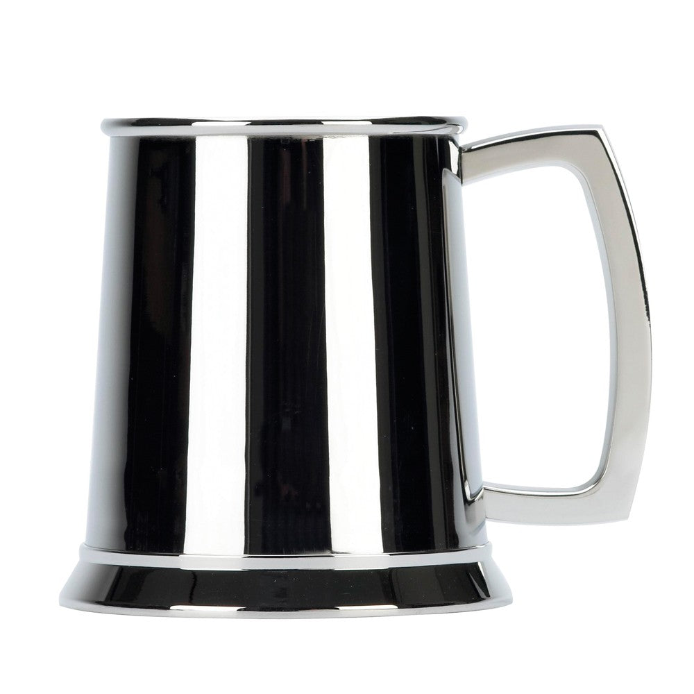 1 Pint Stainless Steel Tankard - Plain