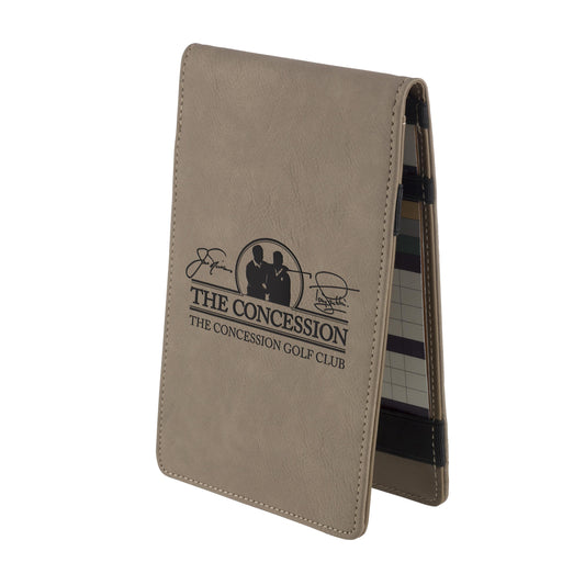 Leatherette Brown Golf Score Card Holder