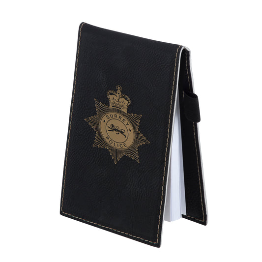 Leatherette Small Black Note Pad Holder