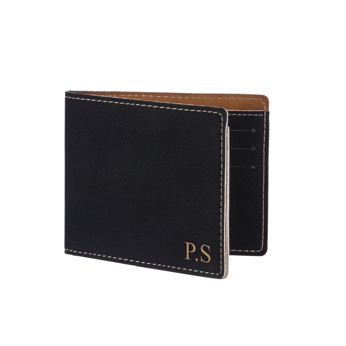 Leatherette Black Wallet