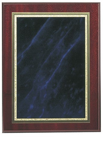 Mahogany Finish Plaque17.5cm