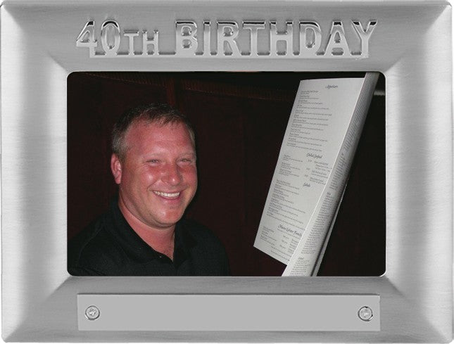 40th Birthday Photoframe