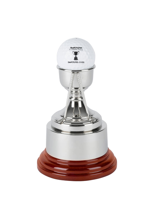 12cm Nickel Plated Ball Holder