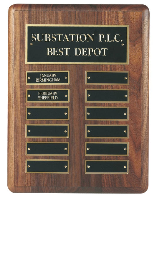 MC-American Walnut Plaque