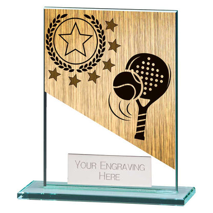 Mustang Padel Jade Glass Award