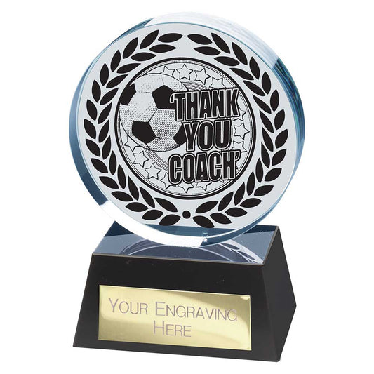 Emperor Thank You Coach Crystal Award