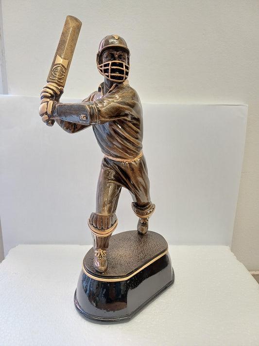 Clearance item Cricket Batsman Trophy