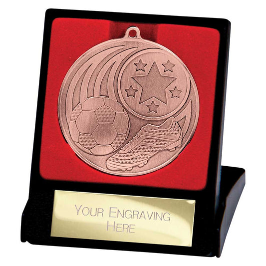 Iconic Football Medal & Box Bronze