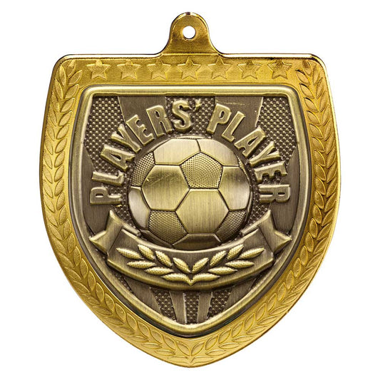 Cobra Football Players Player Shield Medal Gold