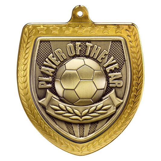 Cobra Football Player of the Year Shield Medal Gold