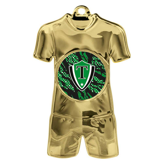 Invincible Football Shirt & Short Medal Gold