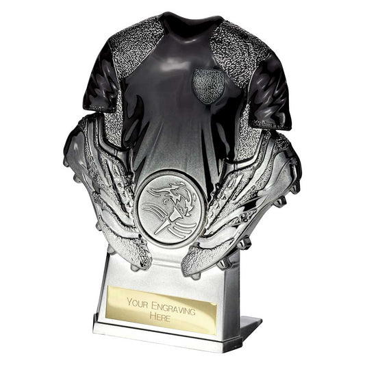 Invincible Football Heavyweight Shirt Carbon Black to Gunmetal