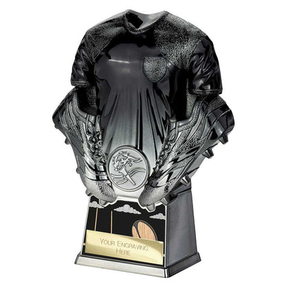 Invincible Rugby Shirt Heavyweight Award Black & Gunmetal