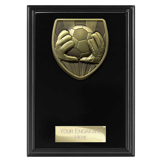 Cobra Plaque Football Goal Keeper Award Epic Black