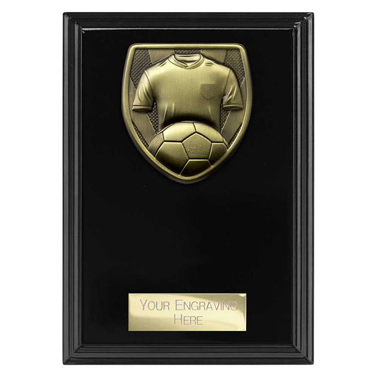 Cobra Plaque Football Shirt & Ball Award Epic Black