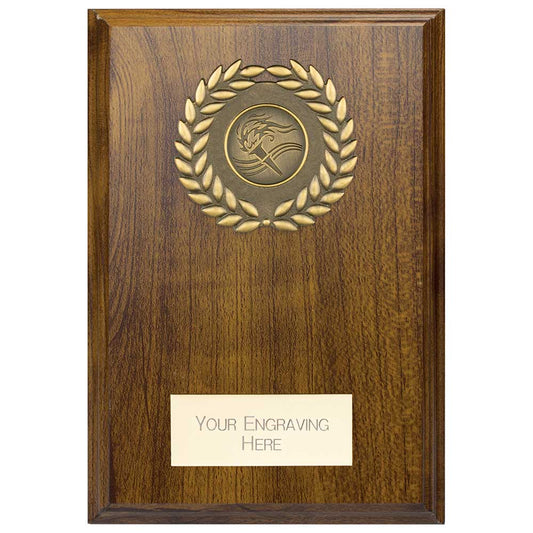 Reward Wreath Plaque Walnut