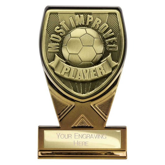 Fusion Cobra Most Improved Player Plaque Award Black & Gold