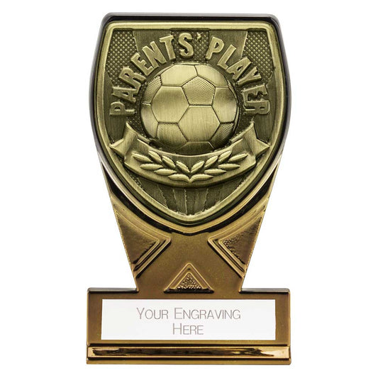 Fusion Cobra Parents Player Plaque Award Black & Gold