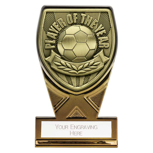 Fusion Cobra Player of Year Plaque Award Black & Gold