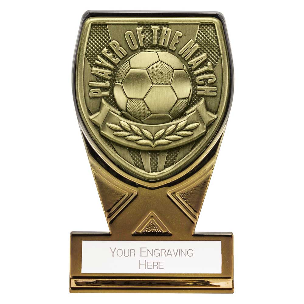 Fusion Cobra Player of Match Plaque Award Black & Gold