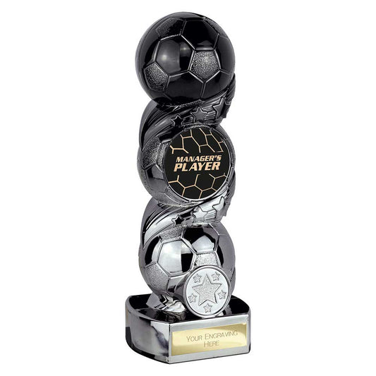 Hat-trick Strike Managers Player Carbon Black to Gunmetal