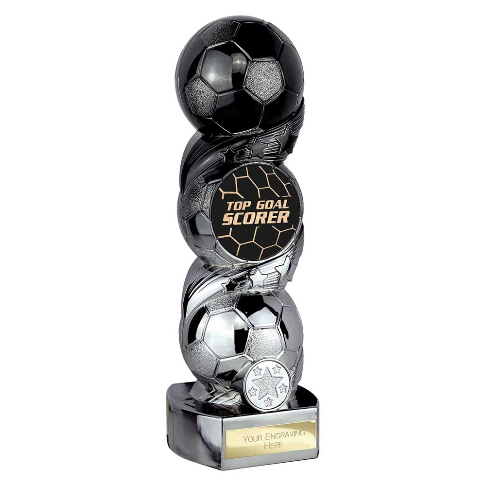 Hat-trick Strike Top Goal Scorer Carbon Black to Gunmetal