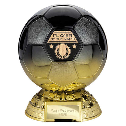 Elite Heavyweight Player of Match Award Carbon Black to Gold